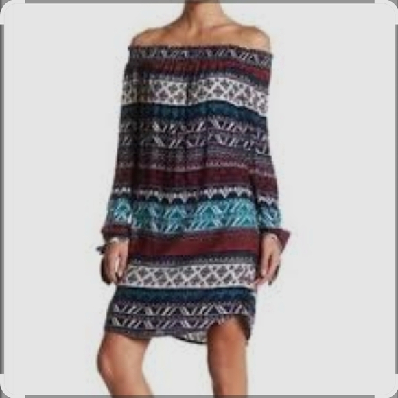beachlunchlounge Dresses & Skirts - beachlunchlounge Multicolor Patterned Dress
